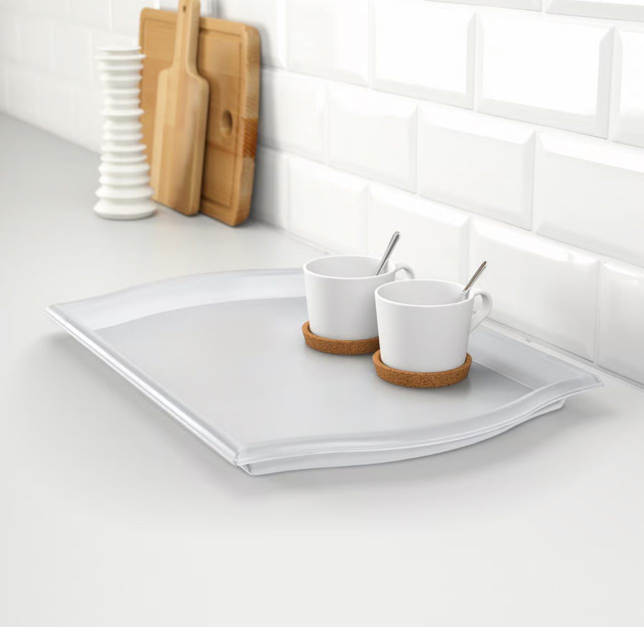  سینی سفید ایکیا SMULA کالا خلیج 