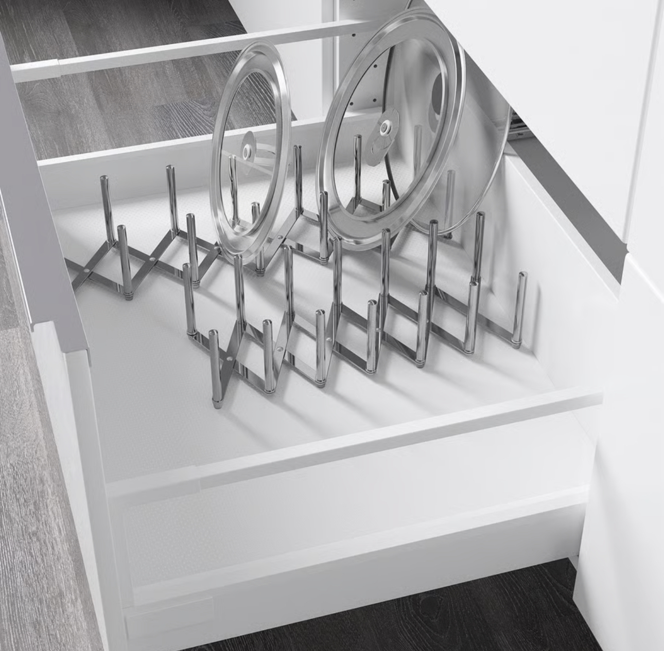  نظم دهنده درب قابلمه استیل ایکیا مدل VARIERA کالا خلیج 