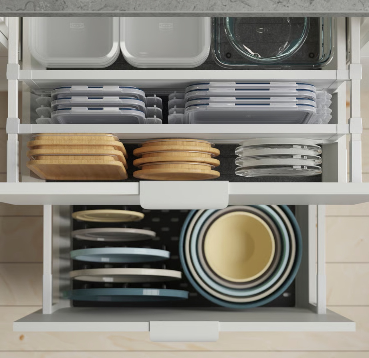 ظروف چندتایی ذخیره ایکیا مدل GARNITYREN کالا خلیج