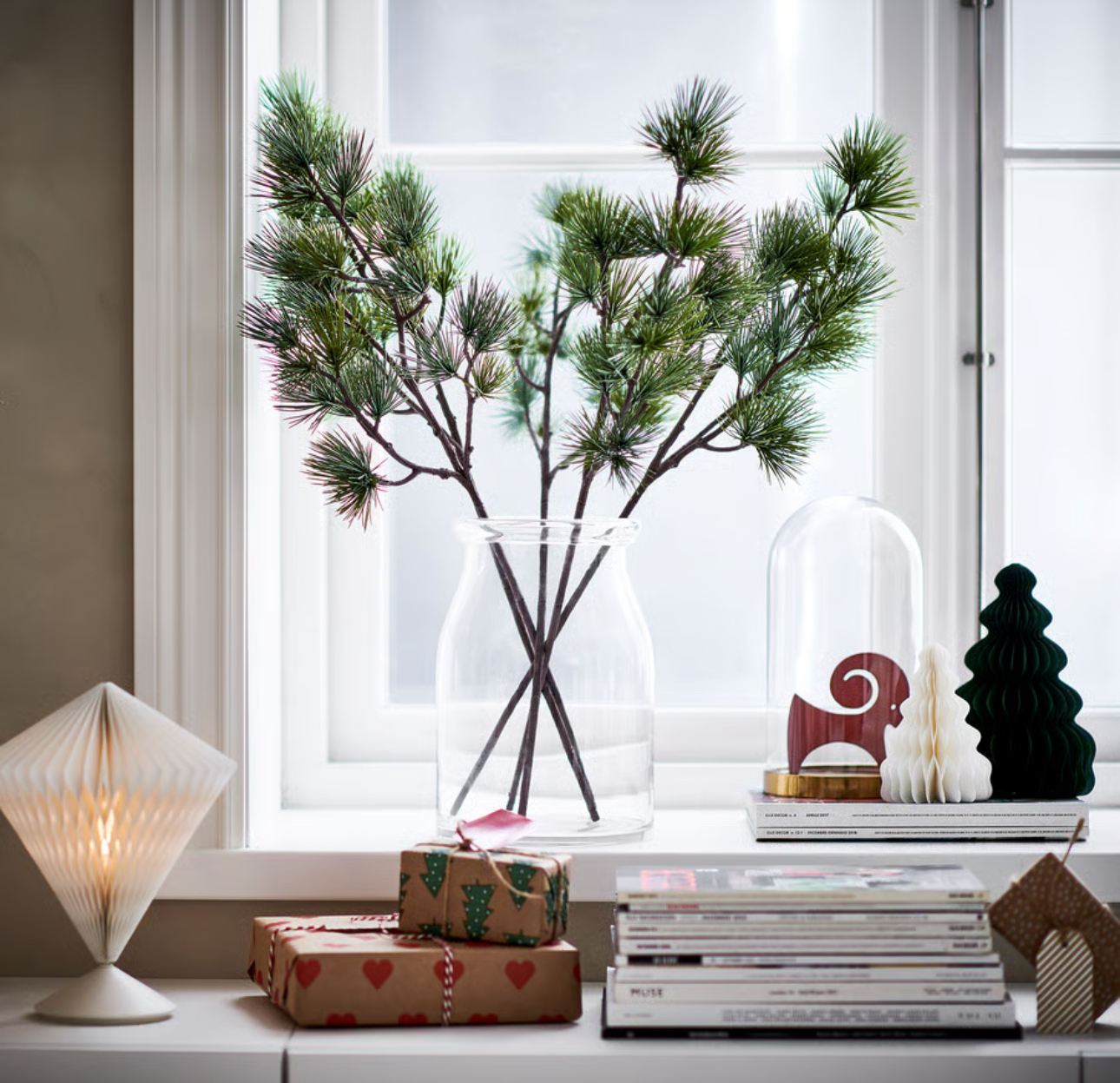 شاخه کاج مصنوعی ایکیا مدل VINTERFINT کالا خلیج