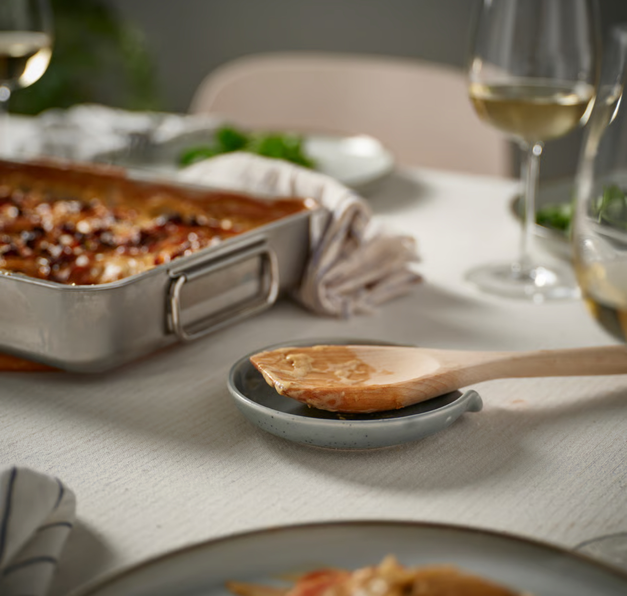  زیرقاشقی سرامیک خاکستری ایکیا مدل RÖDSYRA کالا خلیج 